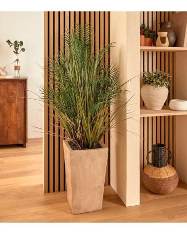Palmera Decorativa Wojin con Maceta de Cerámica