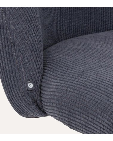 Silla de Oficina Geos con Ruedas de Pana