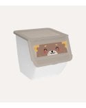 Contenedor Apilable Oso de Almacenamiento de Plástico