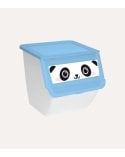 Contenedor Apilable Oso Panda de Almacenamiento de Plástico