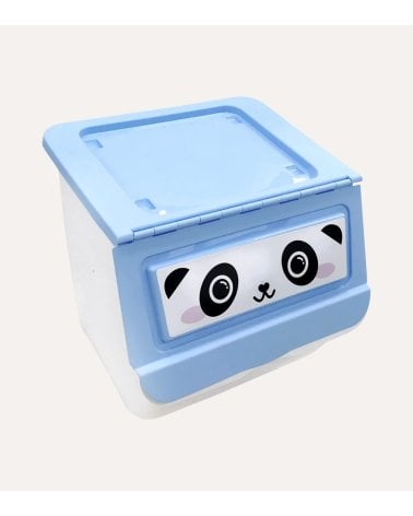 Contenedor Apilable Oso Panda de Almacenamiento de Plástico