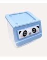 Contenedor Apilable Oso Panda de Almacenamiento de Plástico