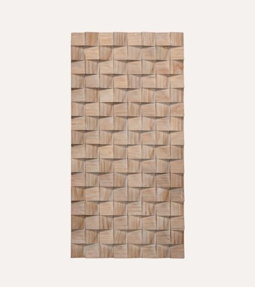 Cuadro Damya con Relieve de Madera de Pino y MDF