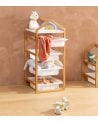 Estantería Infantil Bako con 3 Cubetas de Madera y PP