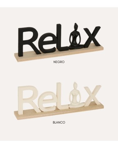 Figura Decorativa Relax Yoga de MDF