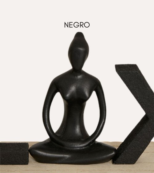 Figura Decorativa Relax Yoga de MDF