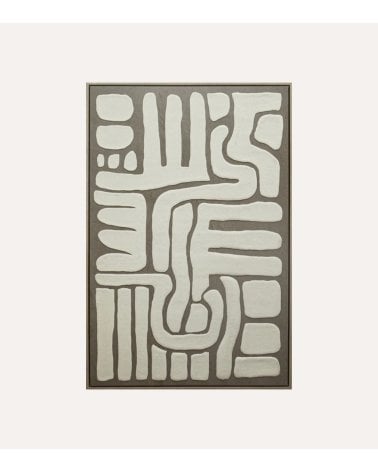 Cuadro Lienzo Marcella con Relieve de MDF