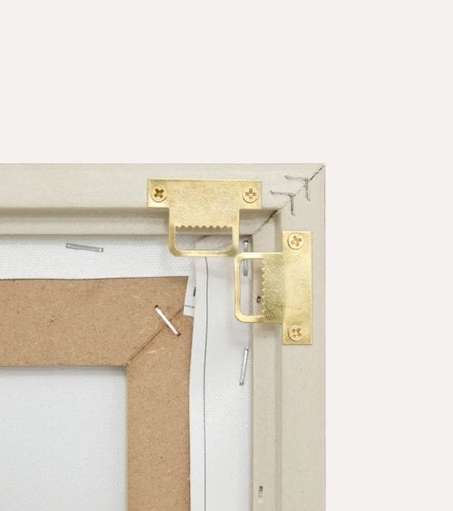 Cuadro Lienzo Marcella con Relieve de MDF