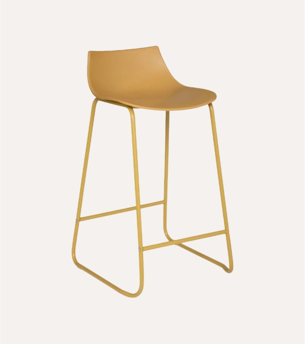 Taburete Alto Otac de Plástico y Metal