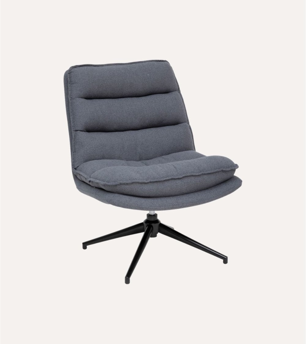 Silla Giratoria Harper de Acero y Poliéster