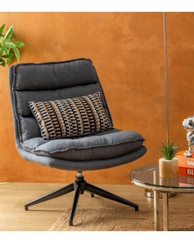 Silla Giratoria Harper de Acero y Poliéster