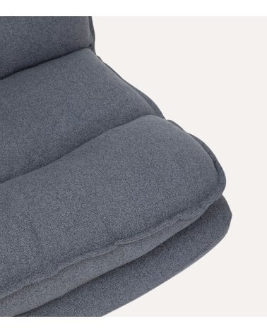 Silla Giratoria Harper de Acero y Poliéster