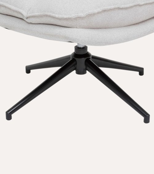 Silla Giratoria Harper de Acero y Poliéster