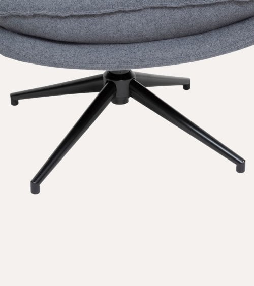 Silla Giratoria Harper de Acero y Poliéster