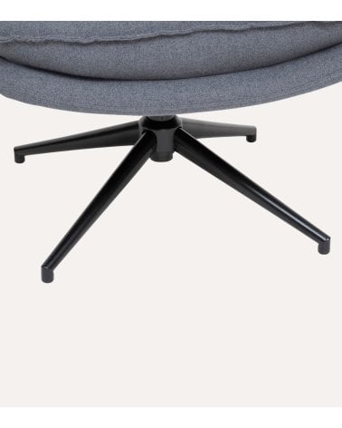 Silla Giratoria Harper de Acero y Poliéster