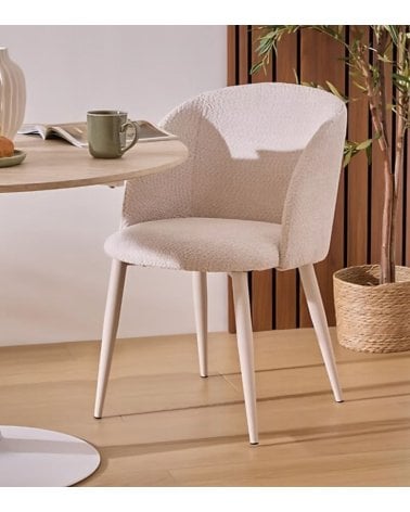 Silla de Comedor Celeste de Acero