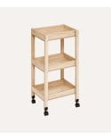 Carro Auxiliar Abana con 3 Niveles de MDF