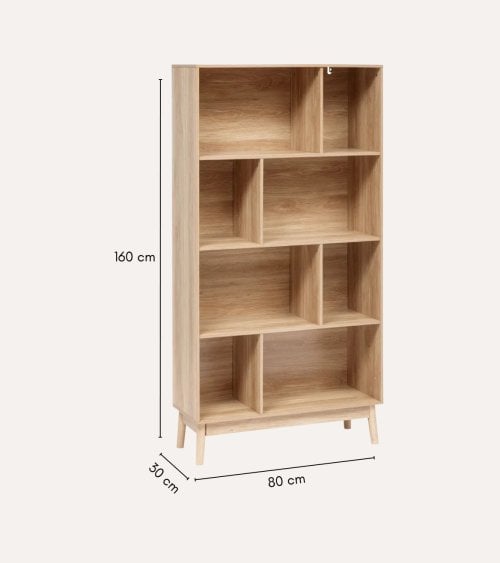 Estantería Abana con Compartimientos Irregulares de MDF