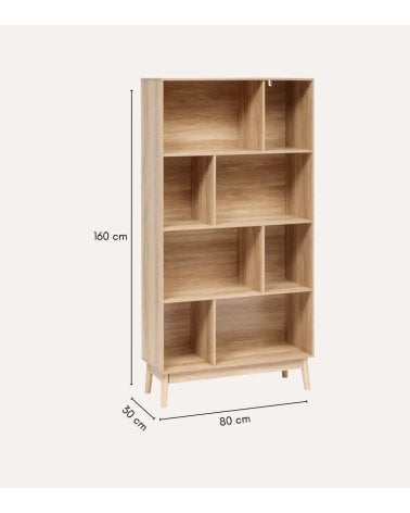 Estantería Abana con Compartimientos Irregulares de MDF