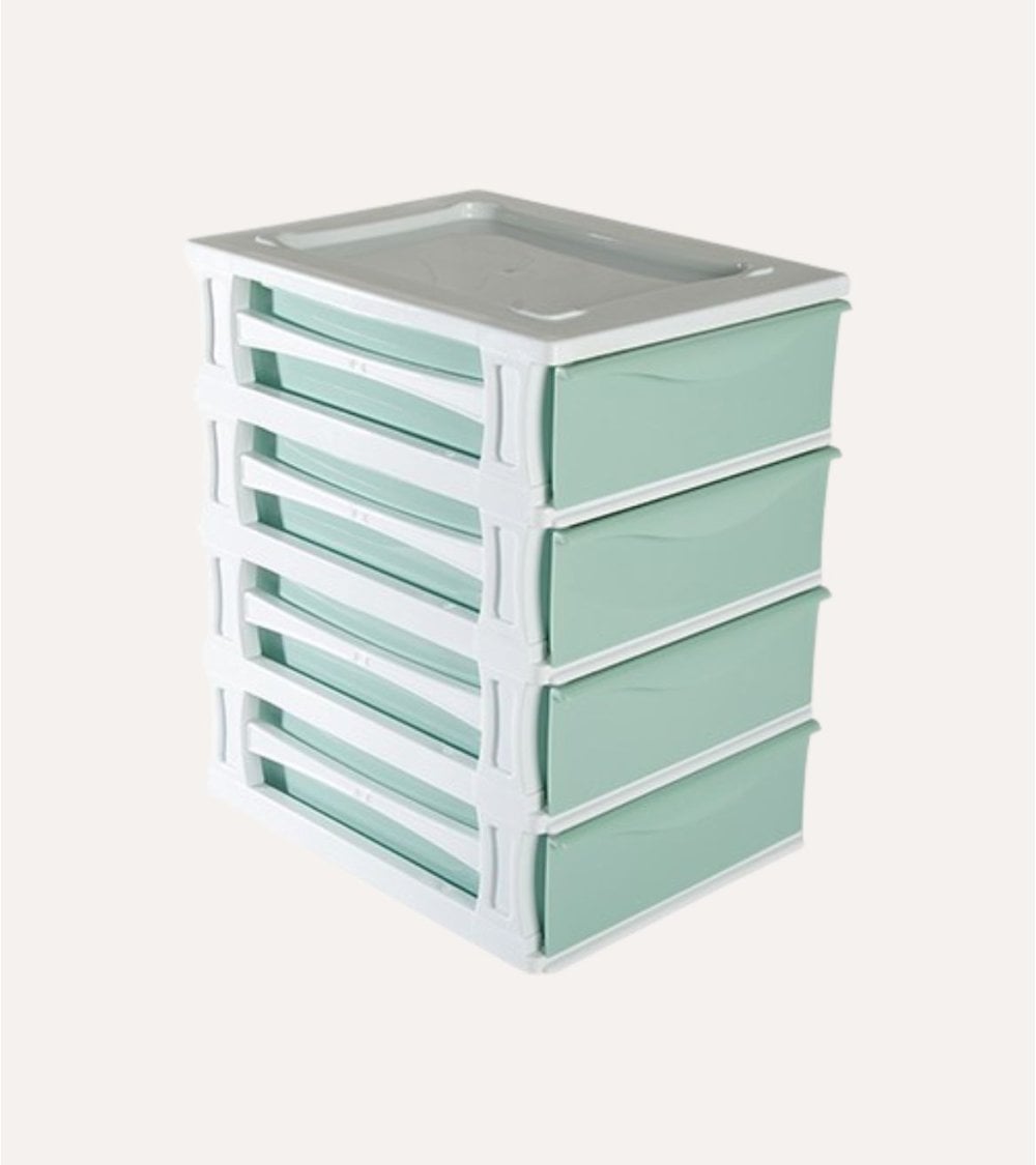 Cajonera Kremlin con 4 Cajones de Plástico