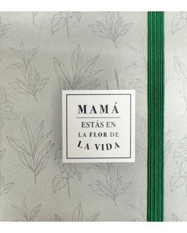 Libreta de Tapa Dura con Goma para Mamá-4