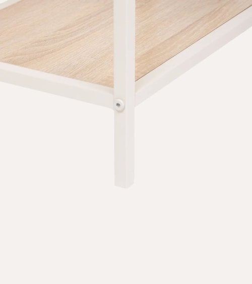 Estantería Curvy con 4 Niveles de Metal y MDF