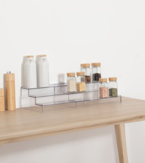 Estante Extendible para Especieros de Acrílico