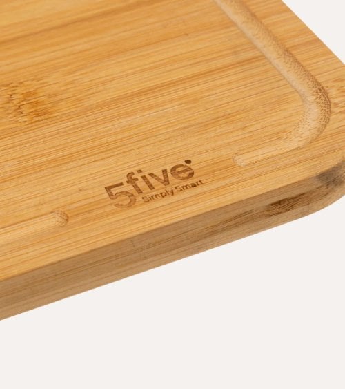 Set de 2 Tabla de Corte Esquinas Redondeadas de Bambú