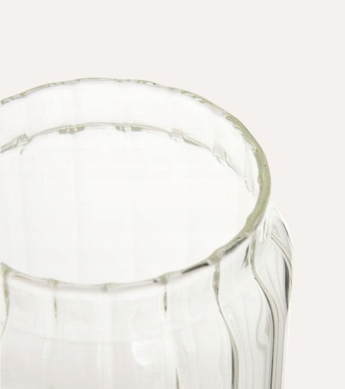 Tarro Harmony de Vidrio con Tapa de Madera de Acacia