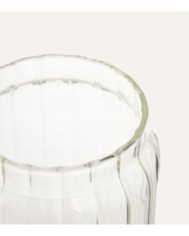 Tarro Harmony de Vidrio con Tapa de Madera de Acacia