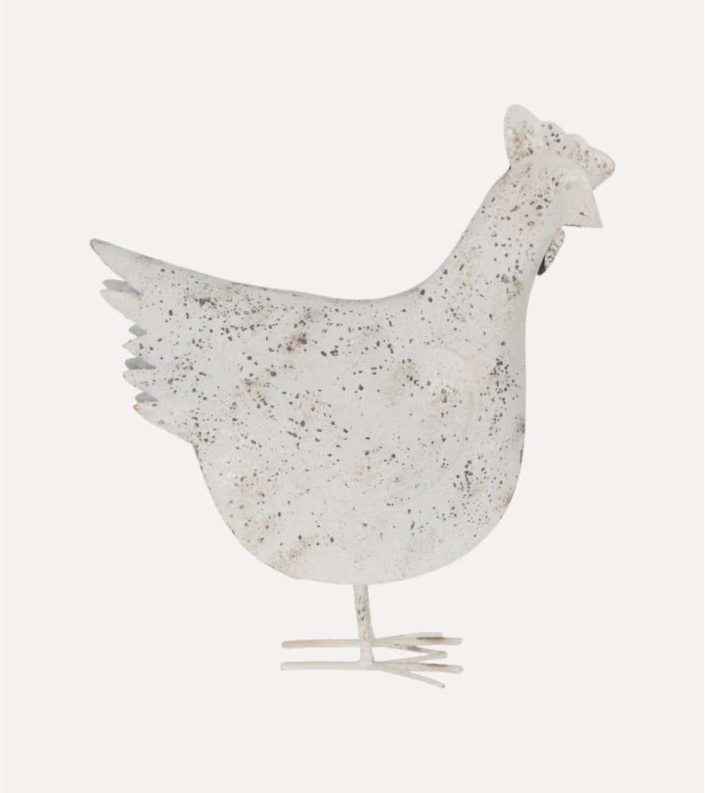 Figura Decorativa Gallina de Hierro
