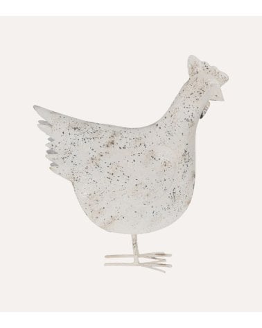 Figura Decorativa Gallina de Hierro