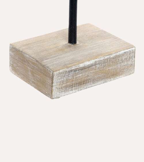 Figura Decorativa Humano de Madera Albasia