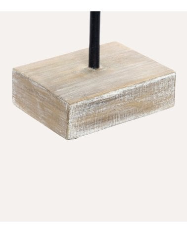 Figura Decorativa Humano de Madera Albasia