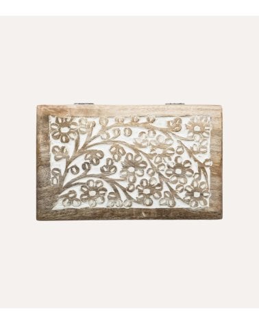 Caja Decorativa Ritual de Madera de Mango