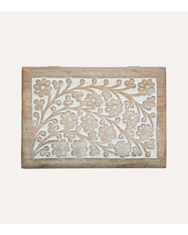 Caja Decorativa Ritual de Madera de Mango
