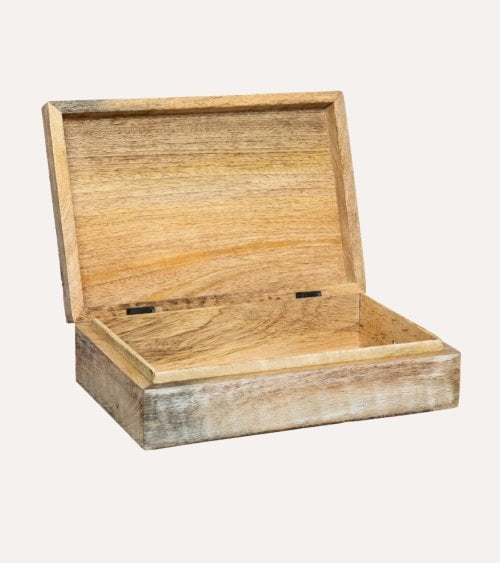 Caja Decorativa Ritual de Madera de Mango