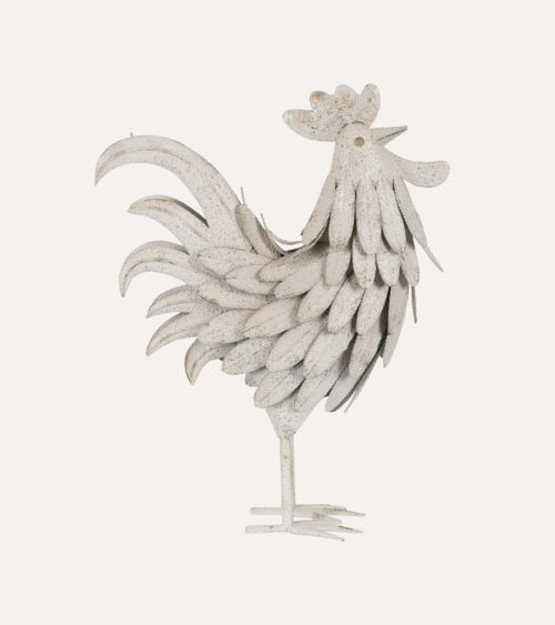 Figura Decorativa Gallo de Hierro