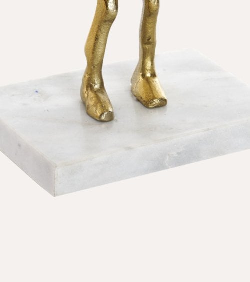 Figura Decorativa Torre de Personas de Aluminio