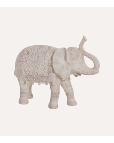 Figura Decorativa Elefante Vintage de Resina