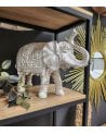 Figura Decorativa Elefante Vintage de Resina