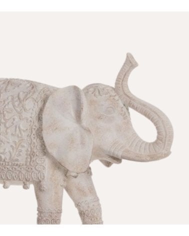 Figura Decorativa Elefante Vintage de Resina