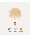 Bombilla LED Globo Decorativa E27 4.9 W