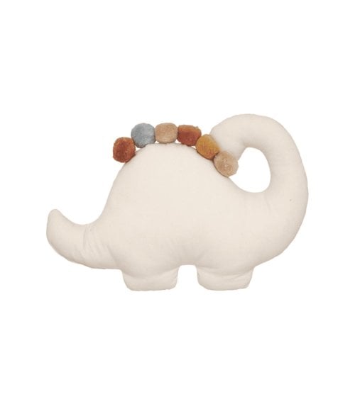 Cojín con forma de Dinosaurio con Pompones de Colores-2