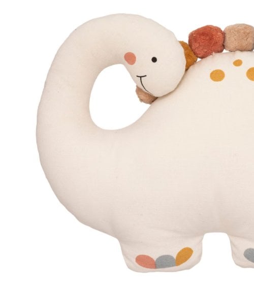 Cojín con forma de Dinosaurio con Pompones de Colores-3