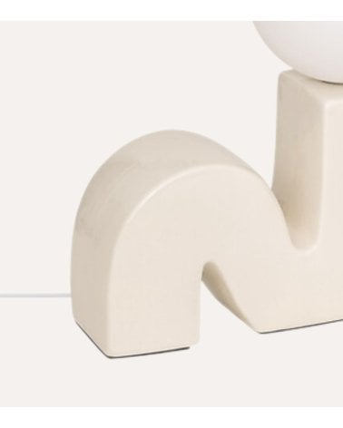 Lámpara de Mesa Sibil de Cerámica