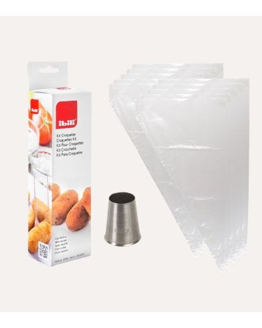 Set de 10 Mangas y Boquilla para Croquetas