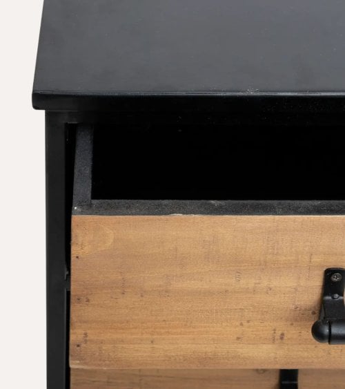 Sifonier Baris de 5 Cajones de MDF y Acero