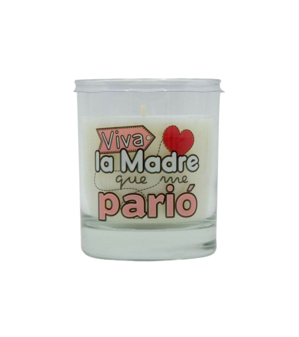 Vela en Vaso Viva la Madre que me Parió-1
