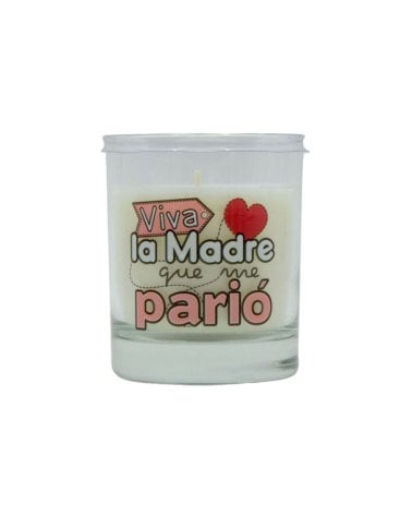 Vela en Vaso Viva la Madre que me Parió-1